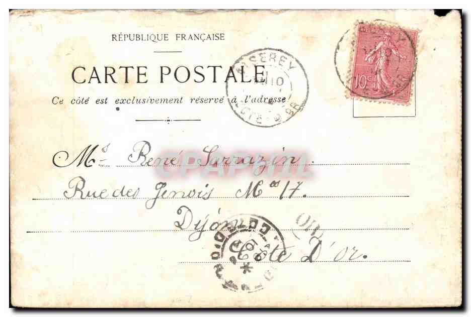 Vichy - Le Casino - Salle des Fetes - CPA  — Verso