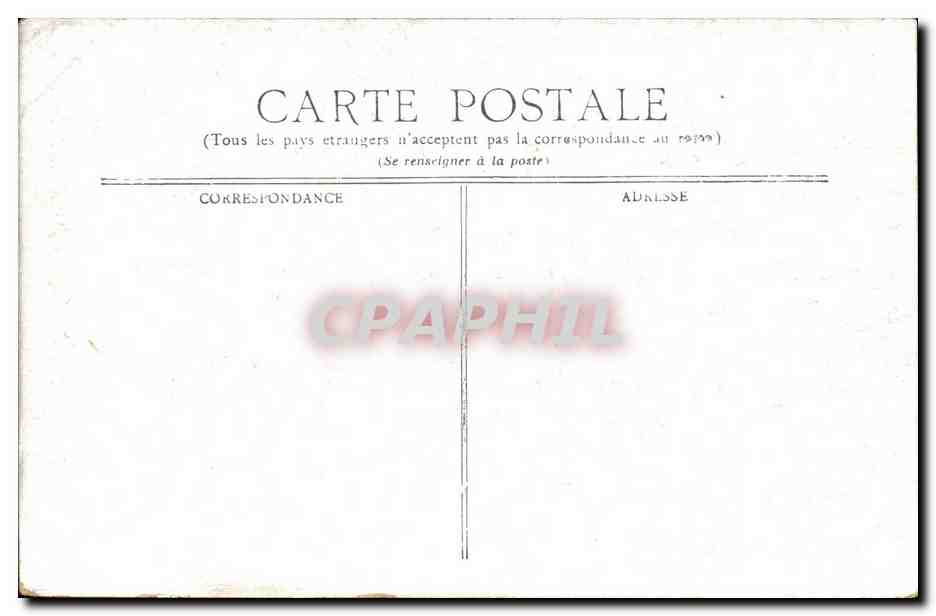 Vichy - Rue de Paris - Perspective de la Gare - CPA  — Verso