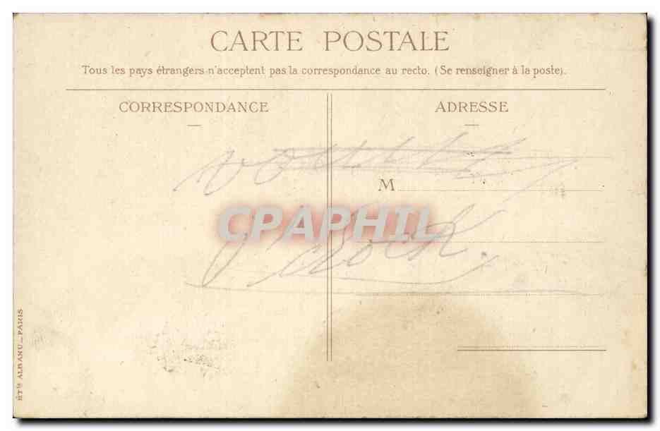 Vichy - Le casino - Offert par le Petit Parisien - CPA  — Rückseite