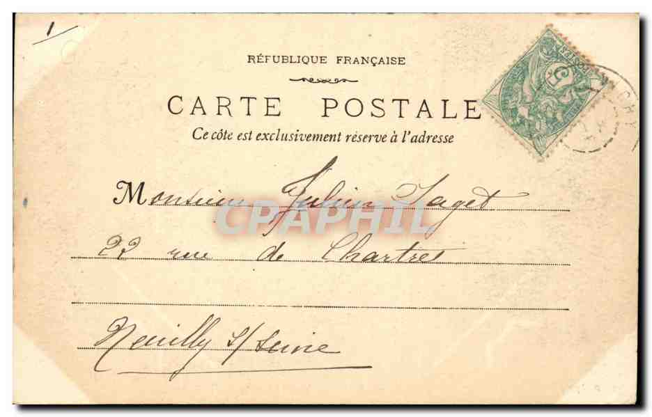 Vichy - Le Casino - Nouvelle Salle du Theatre - CPA  — Rückseite
