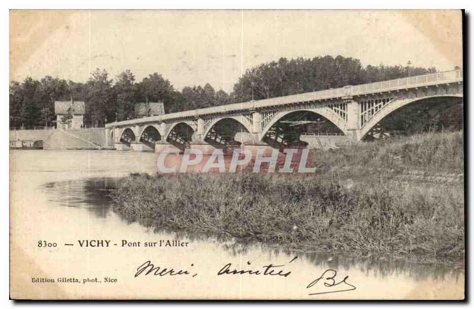 Vichy - Pont sur l'Allier - CPA 