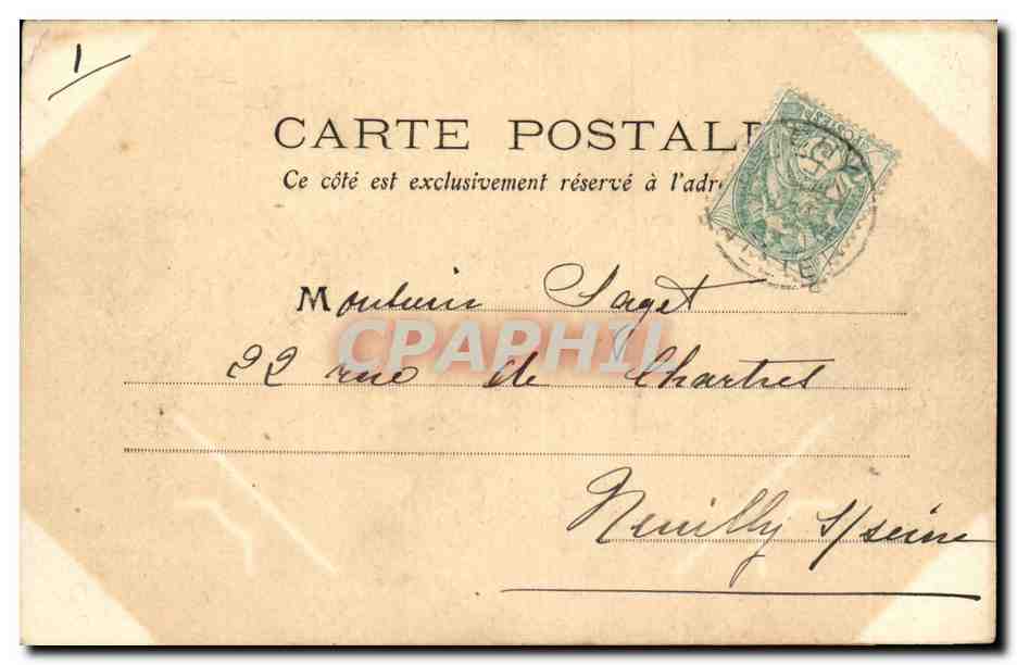 Vichy - Pont sur l'Allier - CPA  — Verso
