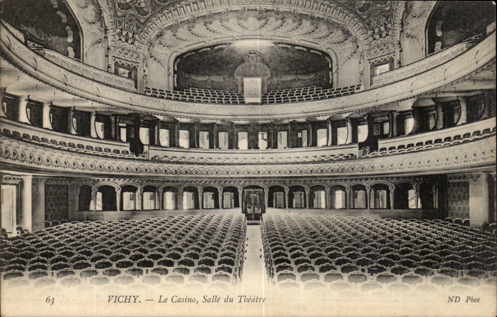 Vichy - Le Casino - Salle du Theatre - CPA 