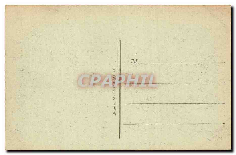 Vichy - Un Coin du Petit Parc - Sale de Repos - CPA  — Rückseite