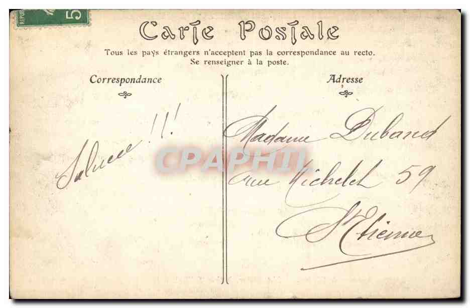 Environs de Vichy - L'Ardoisiere le Gour Saillant - CPA  — Verso