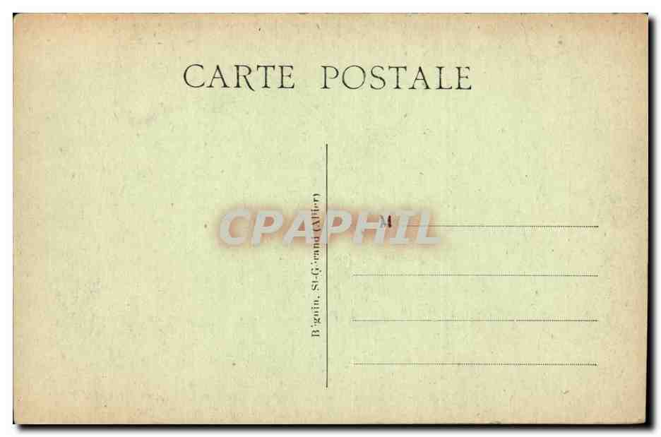 Le Bourbonnaisais - Ebreuil - Entree du Chateau de Veauce - CPA  — Rückseite