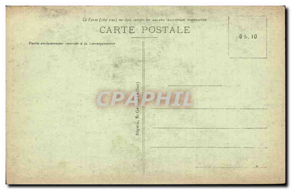 Moulins - Interieur de la Chapelle des Lycee Banville - CPA  — Verso