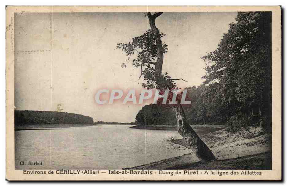 Environs de CÉRILLY (Allier) — Isle-et-Bardais — Etang de Pirot — À la ligne des Aillettes — Cl. Barbot