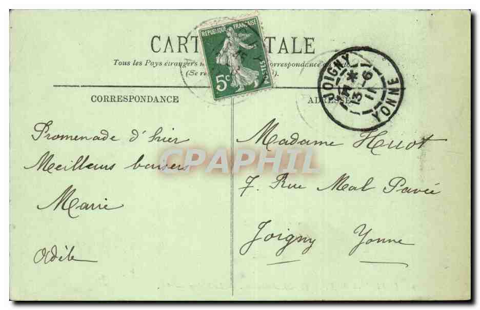 Environs de Vichy - L'Ardoisiere - Le Sechon - CPA  — Verso