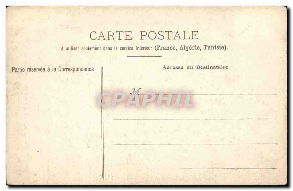 Moulins - Statue de Theodore de Banville - CPA  — Verso
