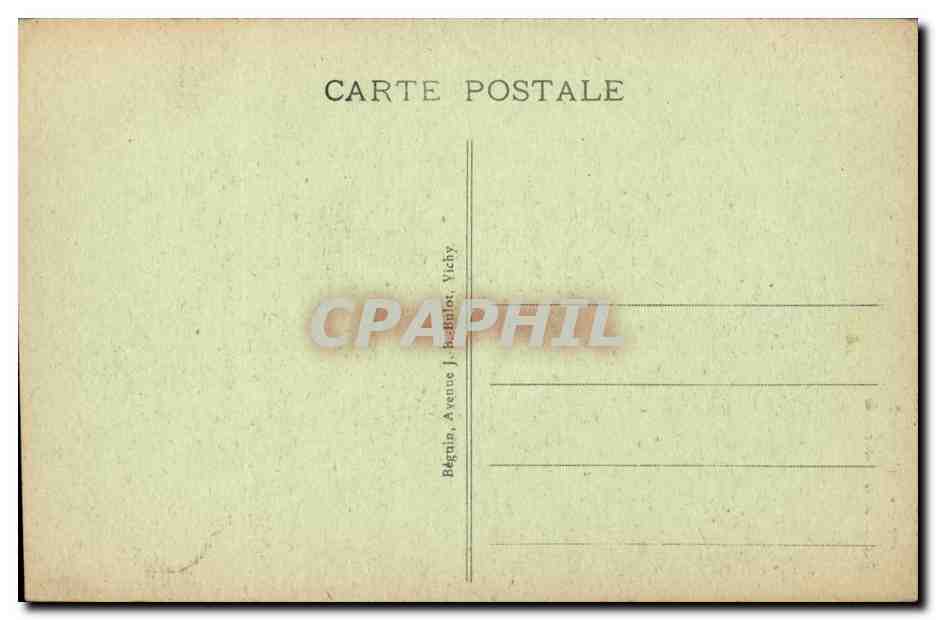 Moulins - Facade de la Cathedrale - CPA  — Rückseite
