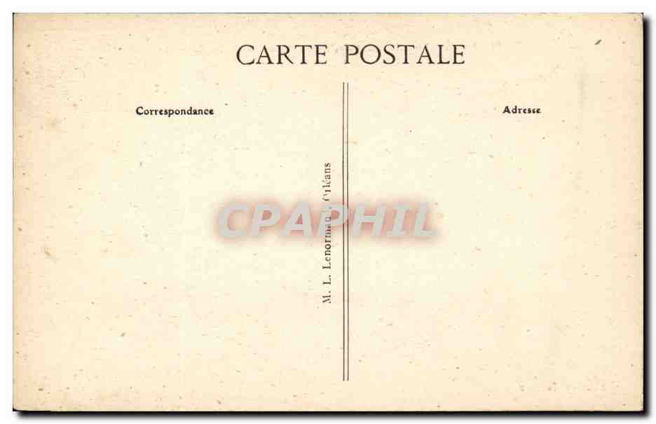 Moulins - Vue Generale - prise du Plateau et Sainte Catherine - CPA  — Verso