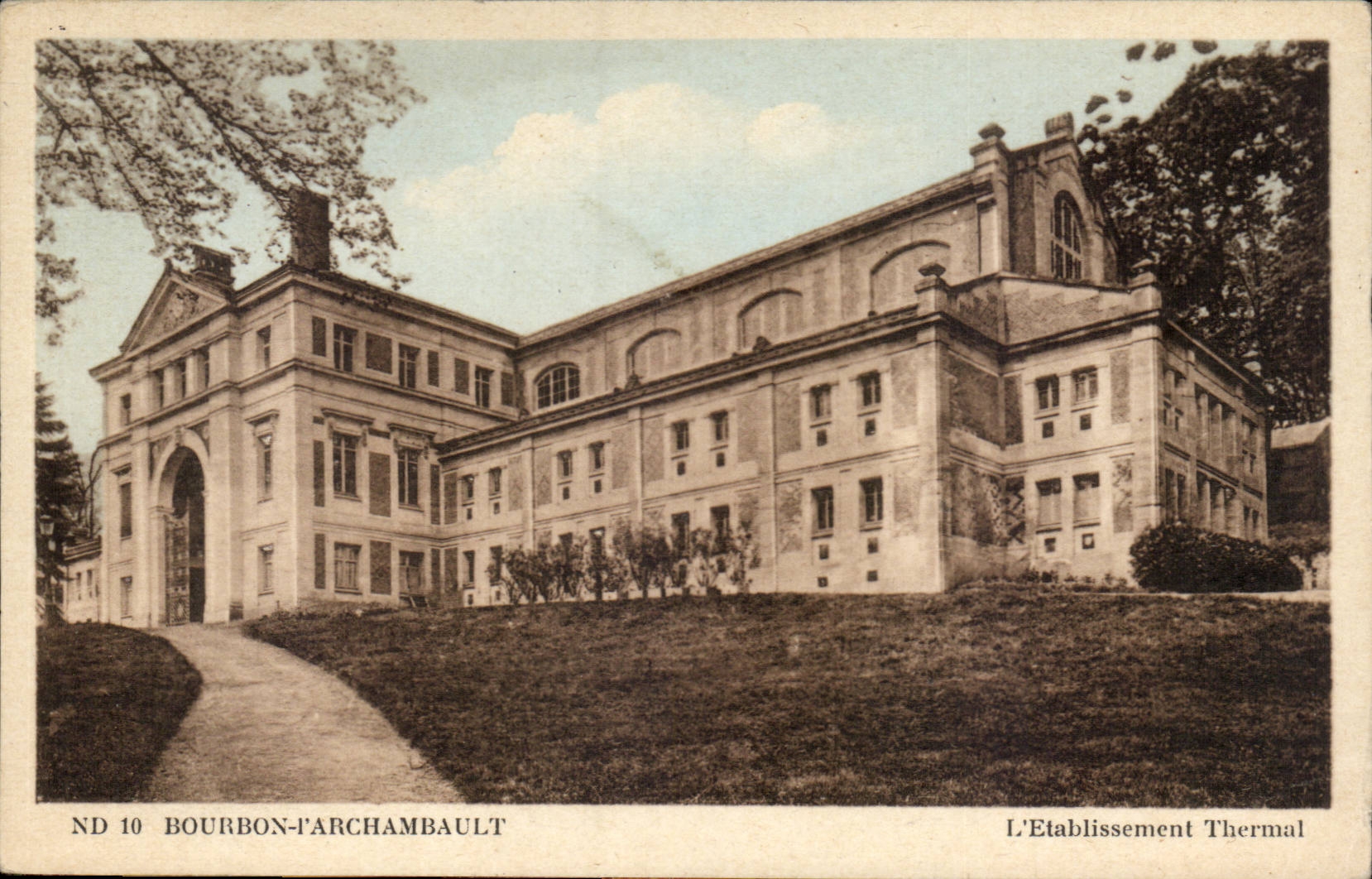 Bourbon l'Archambault - L'Etablissement Thermal - CPA 