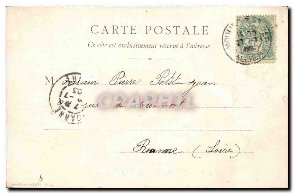 Bourbon l'Archambault - Le Chateau - CPA  — Back