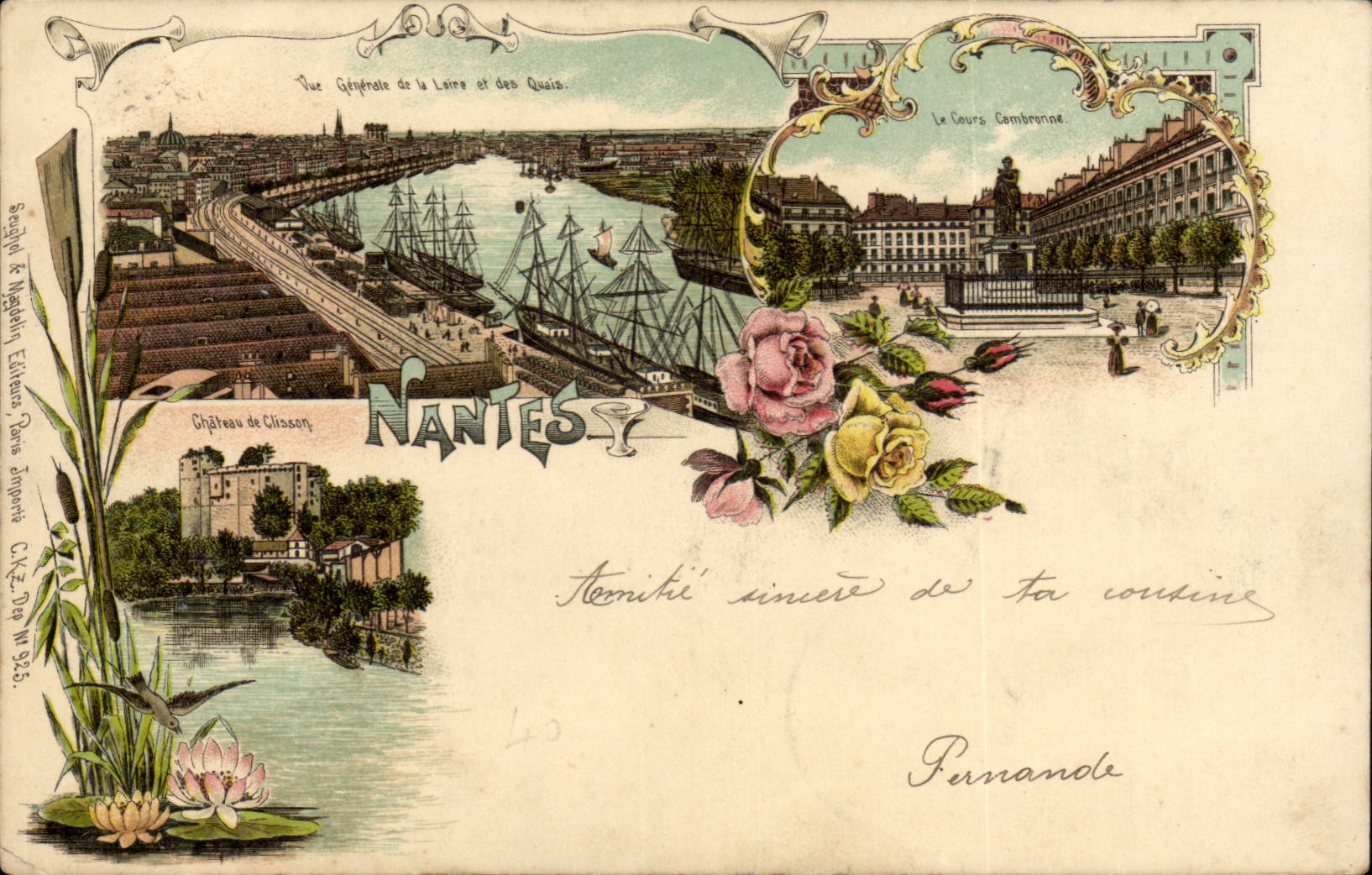 Nantes - Souvenir - CPA 