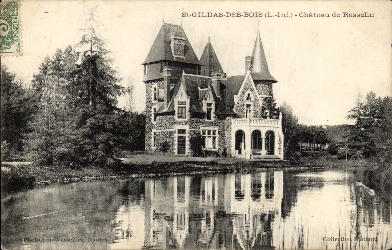 St Gildas des Bois - Chateau de Resselin - CPA 