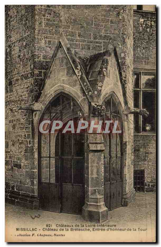 Missillac - Chateau de la Bretesche - Entree d'honneurs de la Tour - CPA 