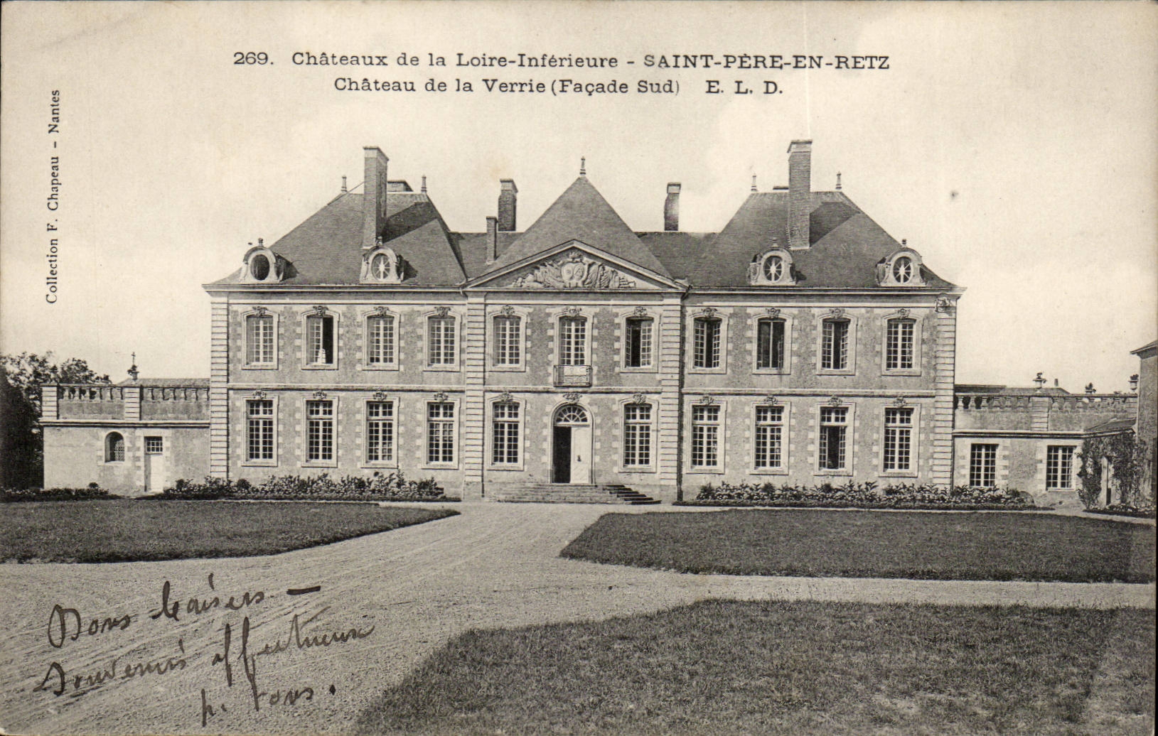 Chateaux de la Loire Interieure - Saint Pere en Retz - Chateau de la Verrie - Facade Sud - CPA 