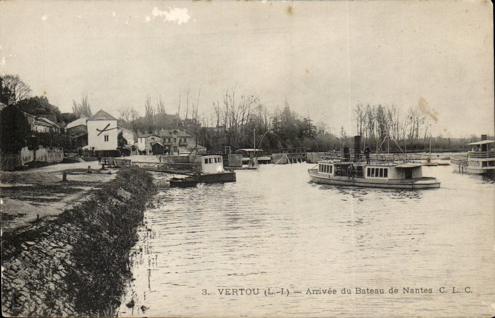 Vertou - Arrivee du Bateau de Nantes - CPA 