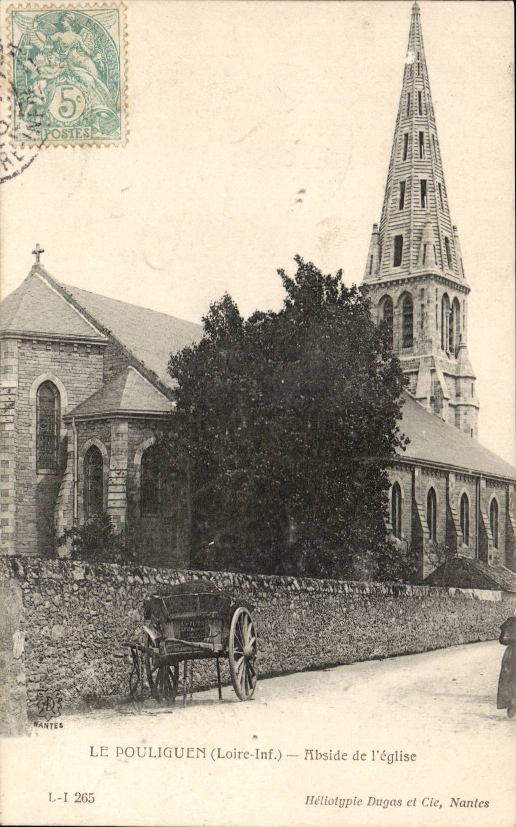 Le Pouliguen - Abside de l'Eglise - CPA 