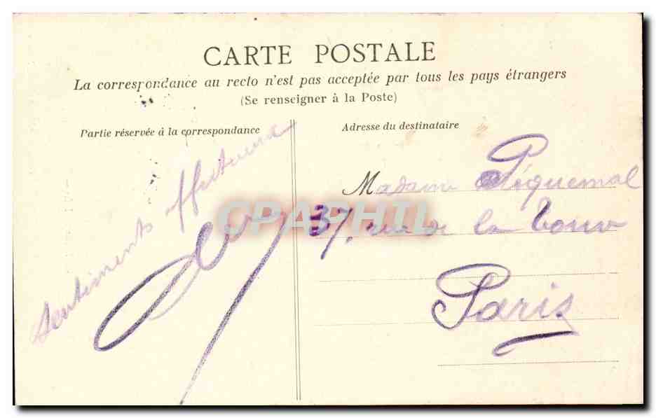 Le Pouliguen - Abside de l'Eglise - CPA  — Back