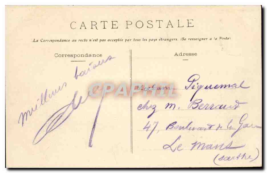 Saint Nazaire - Le Sous Prefecture - CPA  — Verso