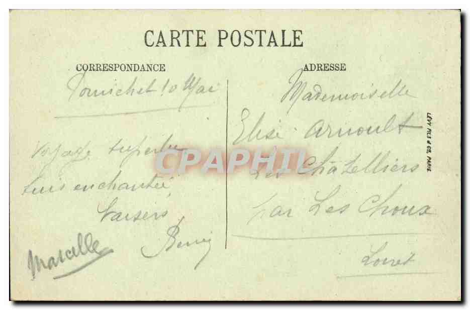 Pornichet - La Plage et l'Hotel de la Plage - CPA  — Rückseite