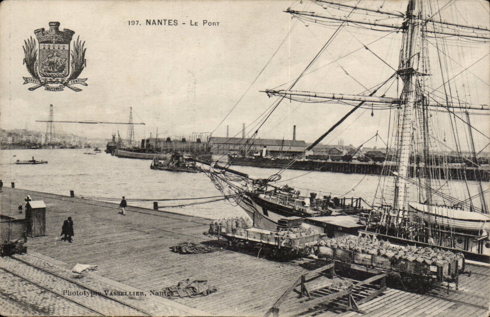 NANTES - The Port — Phototypie Vassellier, Nantes — n° 197
