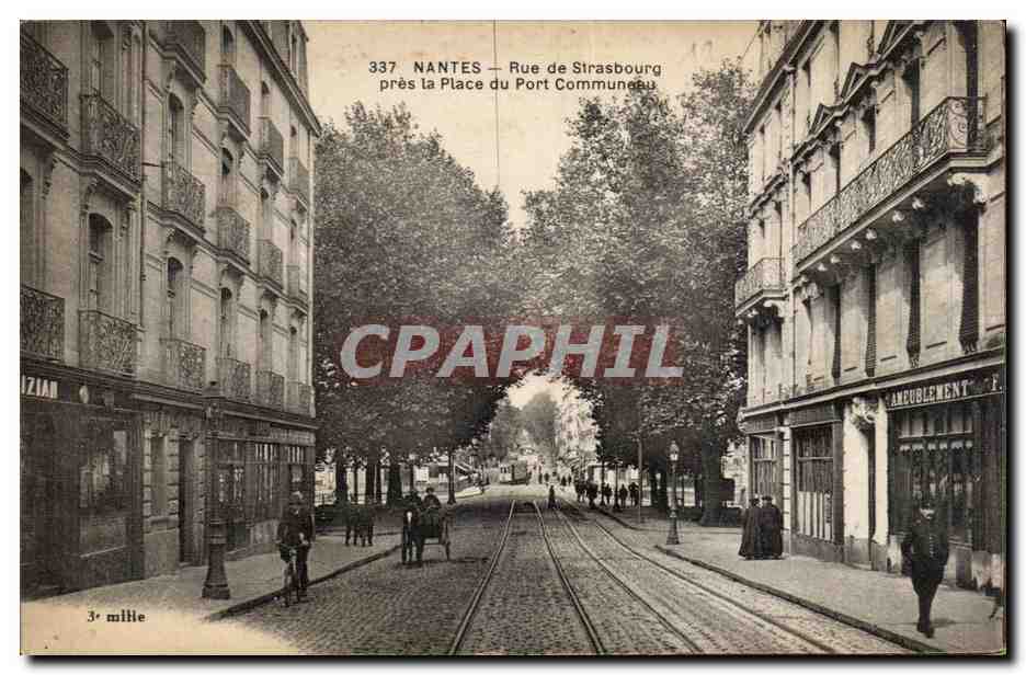 NANTES — Rue de Strasbourg près la Place du Port Communauté — éditeur anonyme, n° 337