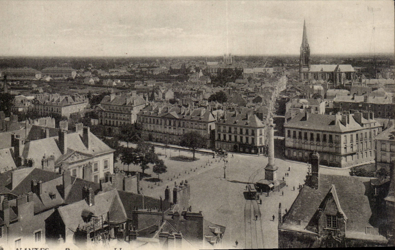 Nantes - Panorama - CPA 