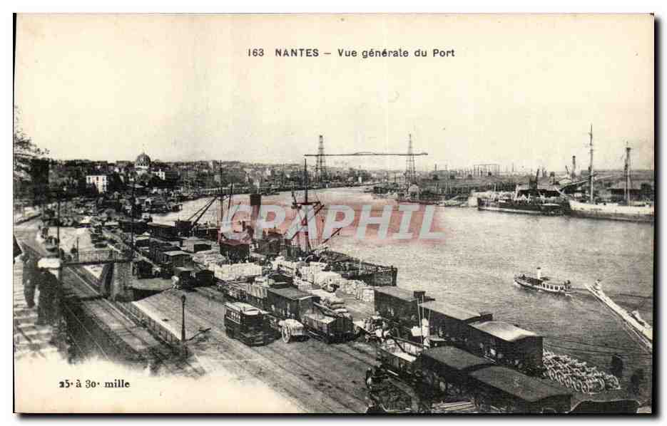 NANTES — Vue générale du Port — F. Chaplain, imp.-édit., Nantes