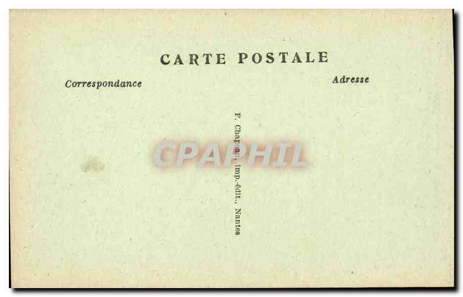 NANTES — Vue générale du Port — F. Chaplain, imp.-édit., Nantes — Rückseite