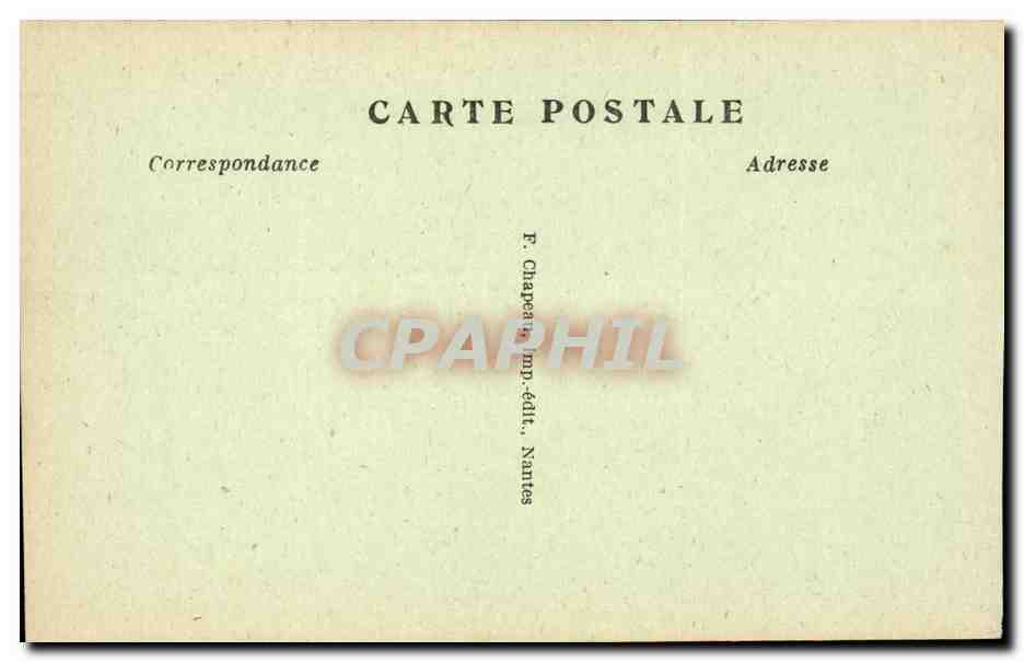 Nantes - Ile Gloriette prise du Transbordeur - CPA  — Rückseite
