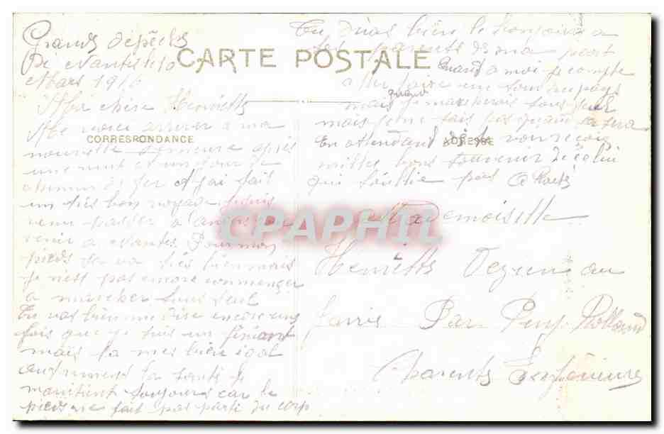 Nantes - Le Quai de la Fosse - CPA  — Verso