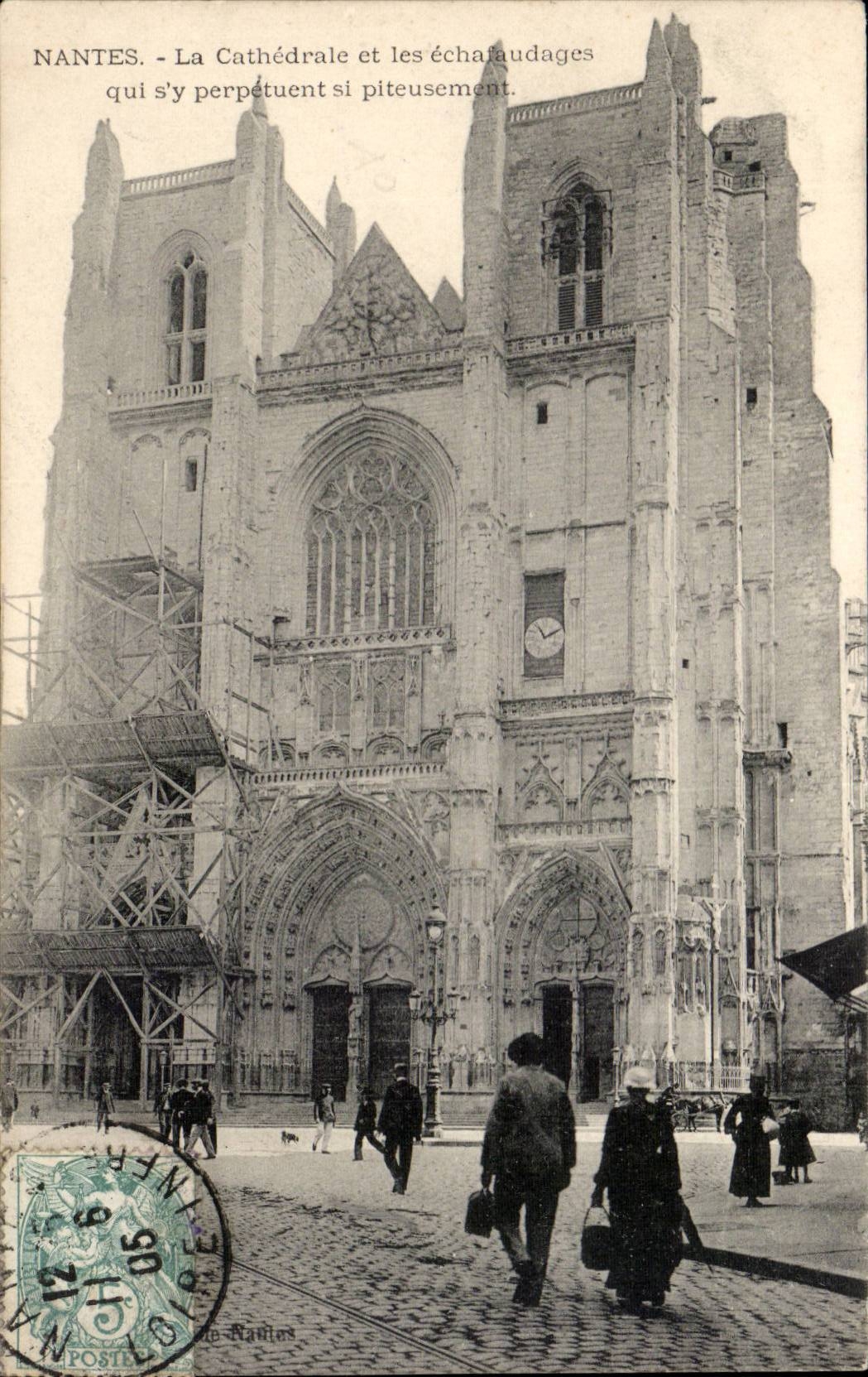 Nantes - La Cathedrale - CPA 