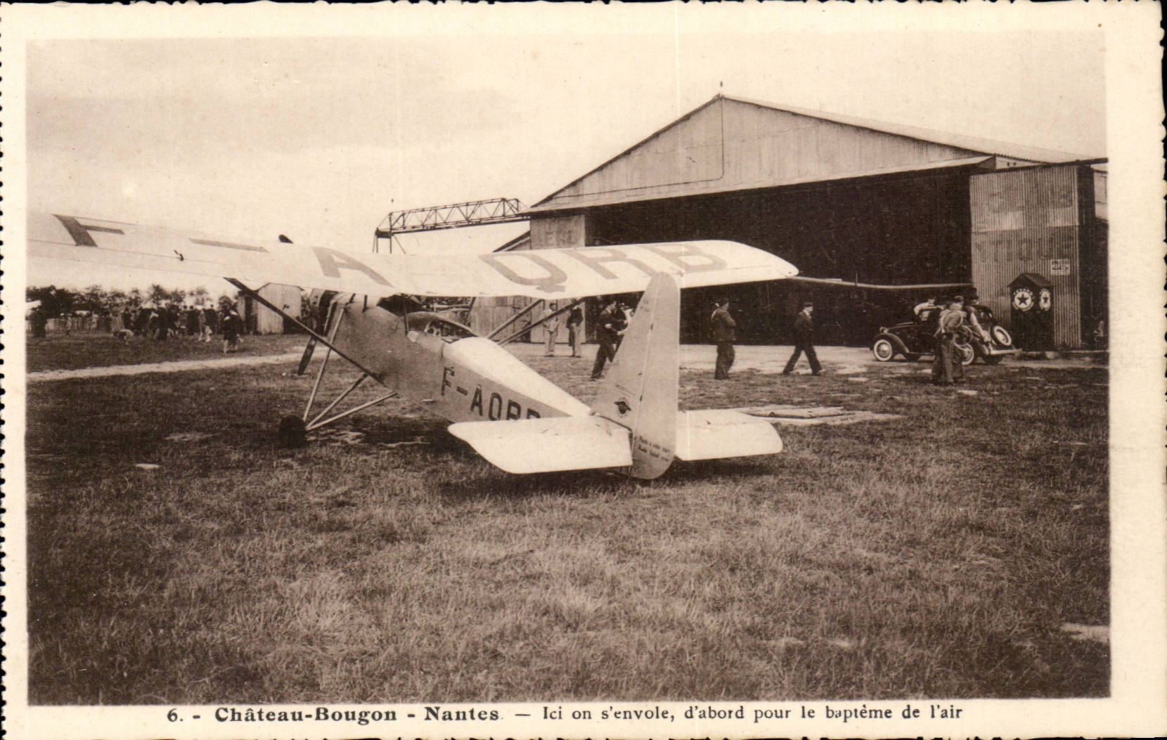 Château-Bougon - Nantes — Aéroport — Baptême de l'air — J. Nozais, édit. Nantes
