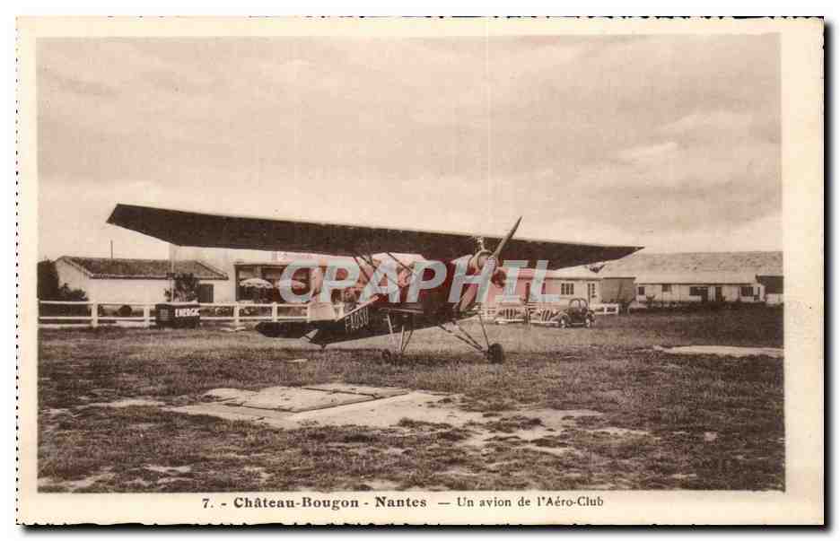 Château-Bougon - Nantes — Un avion de l'Aéro-Club