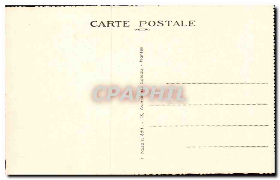 Château-Bougon - Nantes — Un avion de l'Aéro-Club — Verso