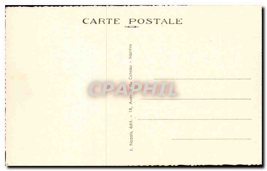 Nantes - Chateau Bougon - Les Ailerons jeunes constructeurs viennent y presenter leurs modeles - CPA  — Back