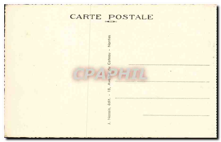 Castle of Bougon - Nantes — Launch of a Model Glider by the « Ailerons » — Back