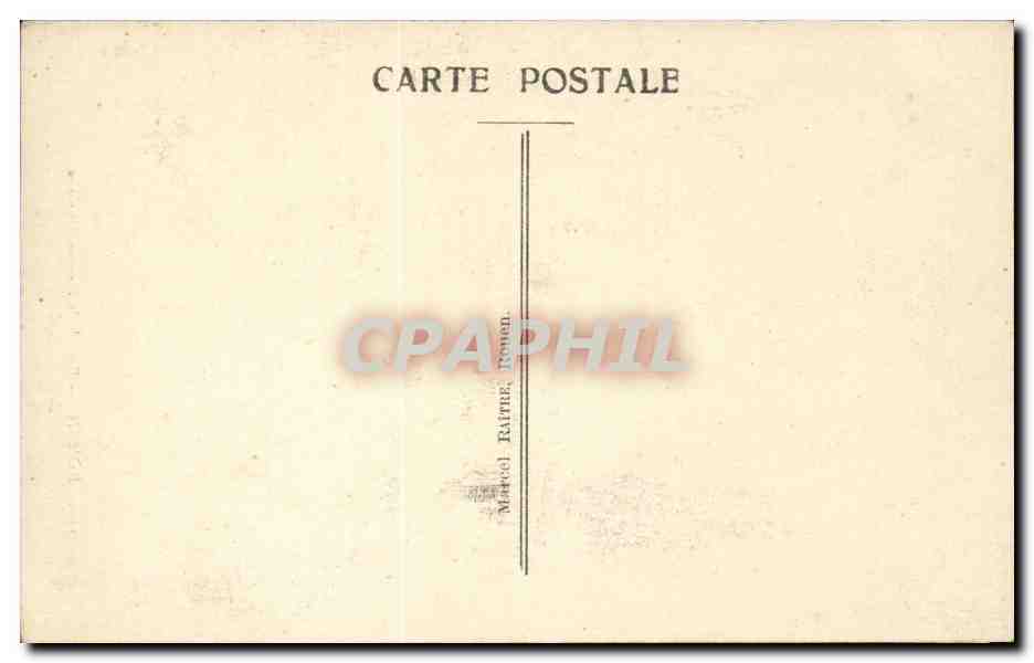 Rouen - Rue de la Grosse Horloge - CPA  — Rückseite
