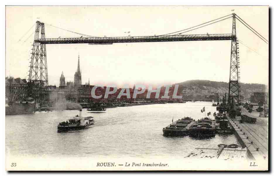 Rouen - Le Pont Transbordeur - CPA 
