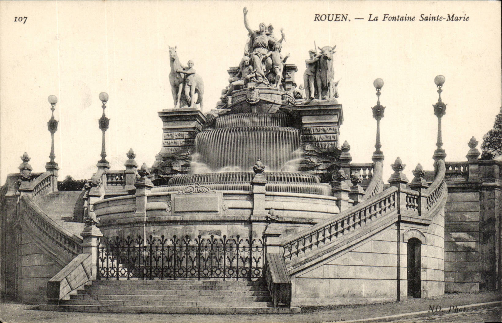 Rouen - La Fontaine Sainte Marie - CPA 