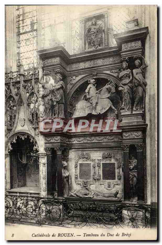 Rouen - La Cathedrale Rouen - Tombeau de Duc de Breze - CPA 