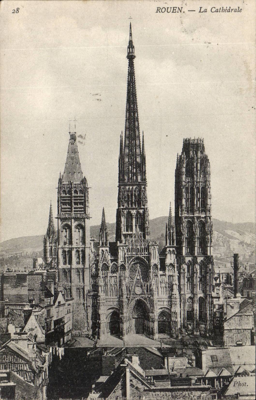Rouen - La Cathedrale - CPA 