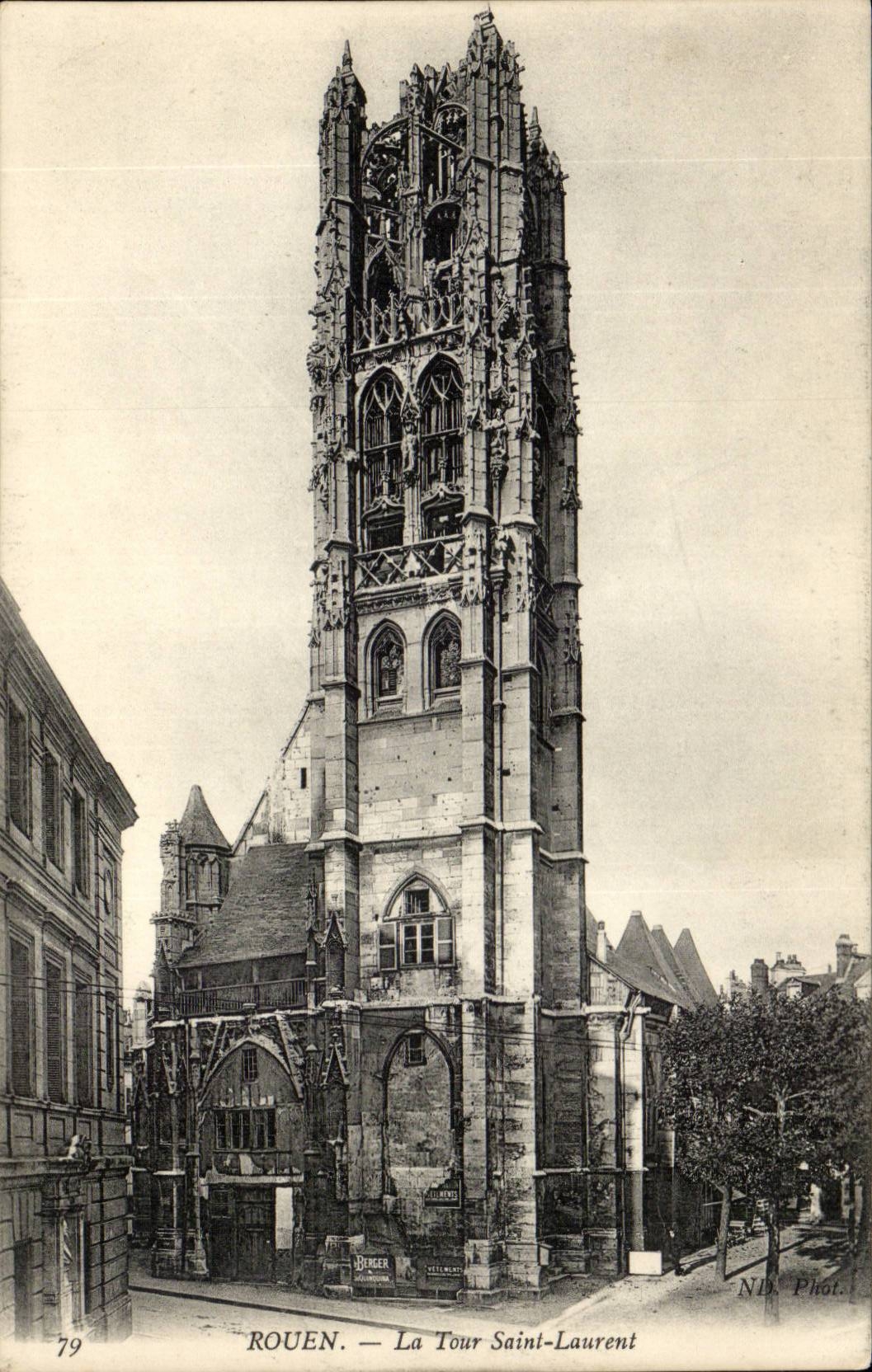 Rouen - La Tour Saint Laurent - CPA 