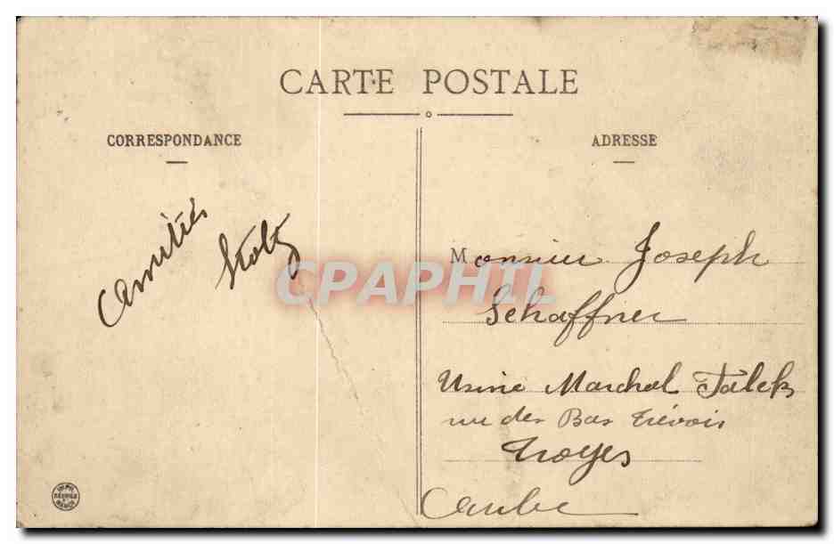 Le Havre - Le Transatlantique en France sur leur Depart - steamer - paquebot - CPA  — Rückseite