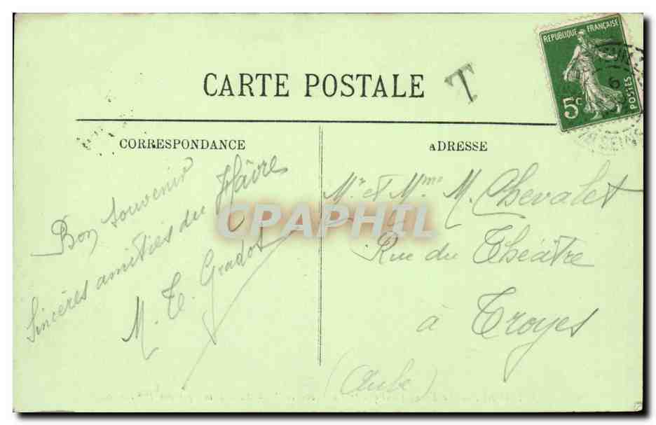 Le Havre - Le Transatlantique - La Provence - Salle a manger des 1 classe - paquebot - steamer - CPA  — Rückseite