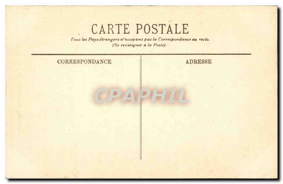 Le Havre - La Gare - CPA  — Rückseite