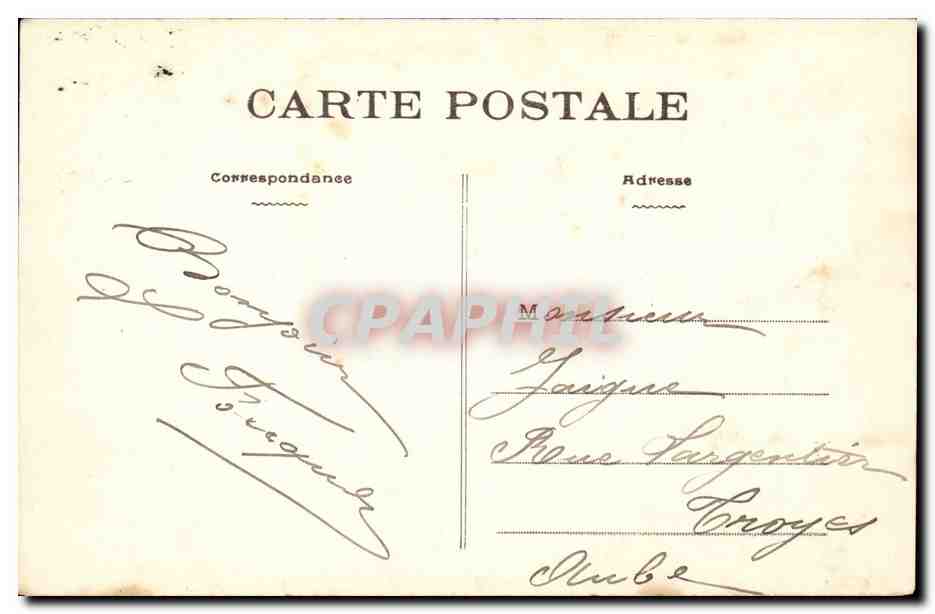 Le Havre - Hotel de Jetee rue de Paris - CPA  — Rückseite